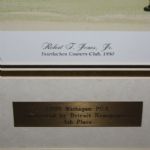 Bobby Jones Deluxe Framed Offset Lithograph 283/650-The Third Leg, Interlachen C.C.