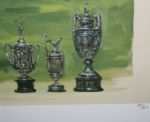 Bobby Jones Deluxe Framed Offset Lithograph 283/650-The Third Leg, Interlachen C.C.