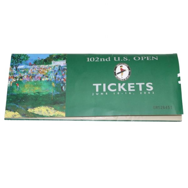 2002 U.S. Open Ticket Matching Number Set - Minus Monday/Tuesday 