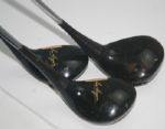 Jack Fleck's 1955 US Open Win - Match Used Hogan Fairway 3 Wood, 4 Wood & Armour Driver