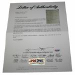 Craig Wood, Bob Hope, and Bing Crosby Cut Sigs - 3 H.O.F. Golfers PSA DNA#Q04994
