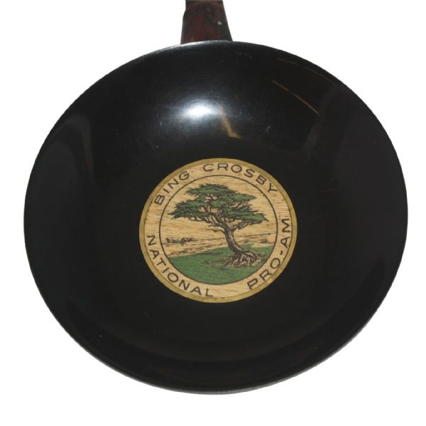 Jack Flecks Players Gift From Bing Cosby National Pro-Am-Couroc 7 3/4" Plate/Tray