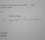  Signed Letter/Envelope to Jack Fleck from Dwight D. Eisenhower - Strong Golf Content