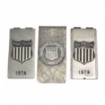  Jack Flecks 1976 (Sterling Silver), 1978, and 1979 PGA Tour Money Clips