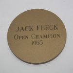 Jack Fleck's USGA Centennial Medallion-Presented as '55 Open Champ-Depicts Ouimet
