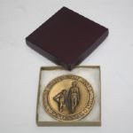 Jack Fleck's USGA Centennial Medallion-Presented as '55 Open Champ-Depicts Ouimet