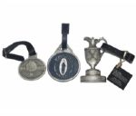  Jack Flecks Lot of Three Tournament Bag Tags-Jack Nicklaus Championship Engraved