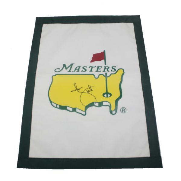Adam Scott Signed Undated Masters Garden Flag JSA COA
