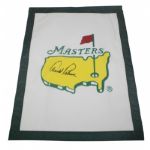 Arnold Palmer Signed Undated Masters Garden Flag JSA COA