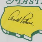 Arnold Palmer Signed Undated Masters Garden Flag JSA COA