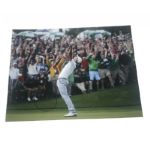 Adam Scott Signed 8x10 Masters Winning Putt Photo JSA COA