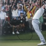 Adam Scott Signed 8x10 Masters Winning Putt Photo JSA COA