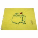 Bubba Watson Signed Masters 2012 Embroidered Flag JSA COA