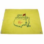 Charl Schwartzel Signed Masters 2011 Embroidered Flag JSA COA