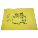 Bubba Watson Signed Masters 2014 Embroidered Flag - Great Large Signature JSA COA