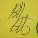 Bubba Watson Signed Masters 2014 Embroidered Flag - Great Large Signature JSA COA
