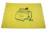 Rickie Fowler Signed Masters 2011 Embroidered Flag JSA COA