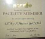 Jack Fleck PGA Member Certificate, and Two National Golf Foundation Facility Member Certs 