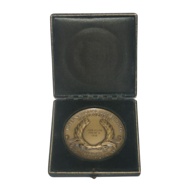 Jack Flecks  1956 International Trophy Medallion (World Cup) - Original Box