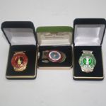 Jack Fleck Lot of Three Money Clips - Different Senior Tour Venues and Tournament