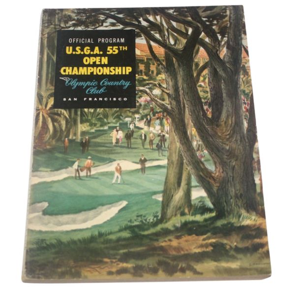 Jack Flecks Personal 1955 USGA Open Championship Program