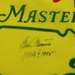 Ben Crenshaw Signed Vintage Undated Masters Flag with Winning Years Inscription JSA COA