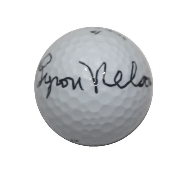 Byron Nelson Signed Titleist Golf Ball JSA COA
