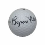 Byron Nelson Signed Titleist Golf Ball JSA COA