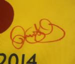 Rory McIlroy Signed 2014 OPEN Championship Royal Liverpool Flag JSA COA