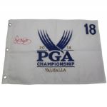 Rory McIlroy Signed 2014 PGA Championship Embroidered Valhalla Flag JSA OA
