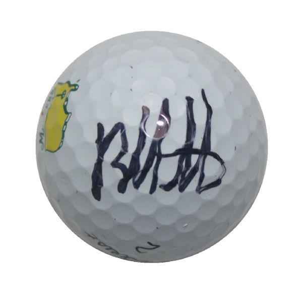 Bubba Watson Signed Masters Logo Golf Ball JSA COA
