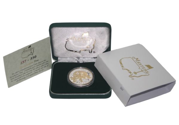 2014 Masters Commemorative Coin featuring Eisenhower Tree 157/350