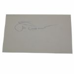 Jimmy Demaret (D-83) Signed 3x5 Card - First 3 Time Masters Champ - JSA #Y04060