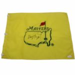 Wayne Gretzky Signed Undated Masters Embroidered Flag JSA #Y01297