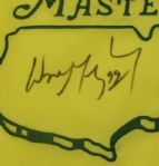 Wayne Gretzky Signed Undated Masters Embroidered Flag JSA #Y01297