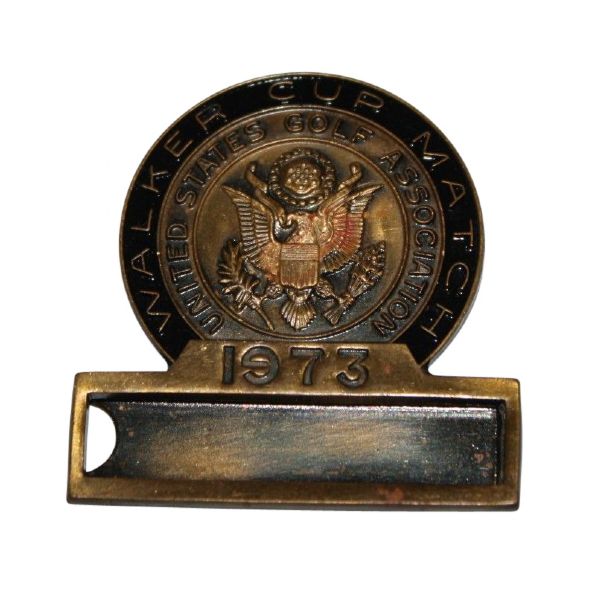 1973 USGA Walker Cup Contestants Badge