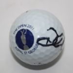 Darren Clarke Signed Royal St. George 2011 OPEN Logo Golf Ball JSA COA