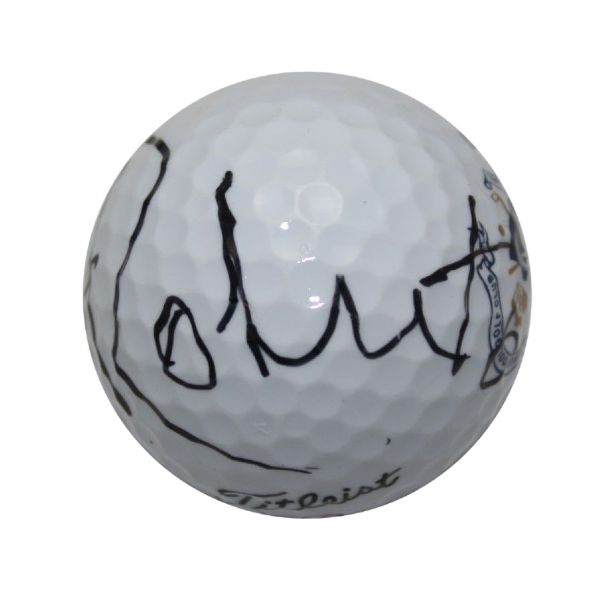 Roberto De Vicenzo Signed Royal Liverpool Logo Golf Ball JSA COA