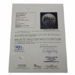 Phil Mickelson Signed Golf Ball - Full Letter #X78924 - From Caddy Hall Of Famer