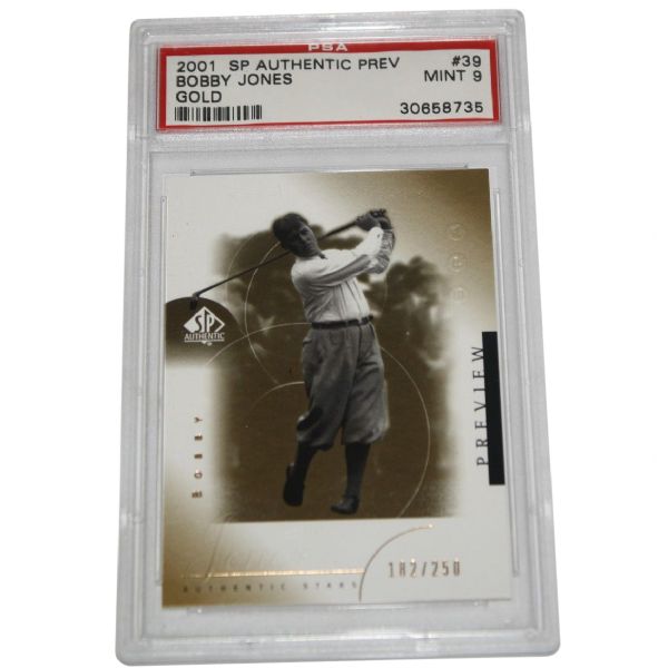 Bobby Jones 2001 SP Authentic Limited Rated Card - 182/250 