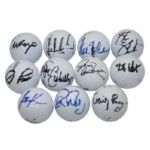 Lot of Eleven Signed Golf Balls JSA COA