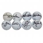 Lot of Eight Signed Golf Balls - US Open Winners JSA COA