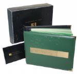 Champions of Golf - The Masters Collection Green Leather Binder - 1934-1993