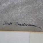 Billy Casper Original Signed Pencil/Chalk PGA Tour Portrait by Jack Sneiderman - Drawn in 1970