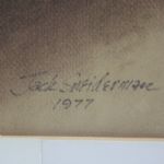 Ray Floyd Original Signed Pencil/Chalk PGA Tour Portrait by Jack Sneiderman - Drawn in 1977