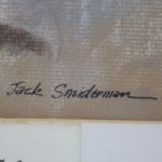 Dave Stockton Original Signed Pencil/Chalk PGA Tour Portrait by Jack Sneiderman - Drawn in 1971