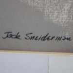 Bruce Devlin Original Signed Pencil/Chalk PGA Tour Portrait by Jack Sneiderman - Drawn in 1972