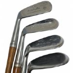 Set of Four A.G. Spalding Brother Hickory Irons from 1930s - Original Box and Nearly New
