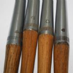 Set of Four A.G. Spalding Brother Hickory Irons from 1930's - Original Box and Nearly New