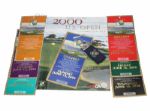 2000 US Open Pebble Beach Lot: Unused Full Set of Tickets, Program, and Key Chain